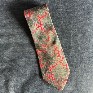 🇺🇸Silk paisley Harbor View necktie